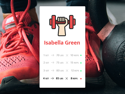 Daily UI 041 - Workout Tracker challenge dailyui dailyuichallenge design tracker ui uidesign ux uxdesign webdesign workout