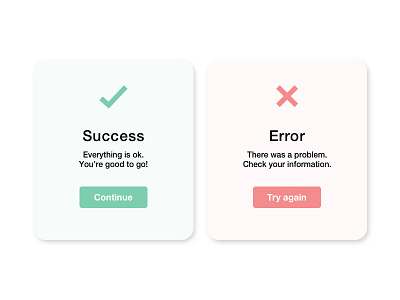 #011: Flash message challenge dailyui error message success message ui uidesign