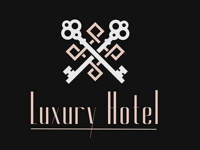 Key luxury hotel - Concept Logo