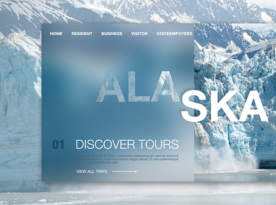 Alaska Homepage re-design concept design designer inspiration ui ui ux ui design uidesign uiux ux ux ui ux design uxdesign uxui web design web designer webdesign website