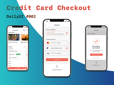 DailyUI - Credit Card Checkout design ui ui design uidesign uiux ux ux design uxdesign uxui