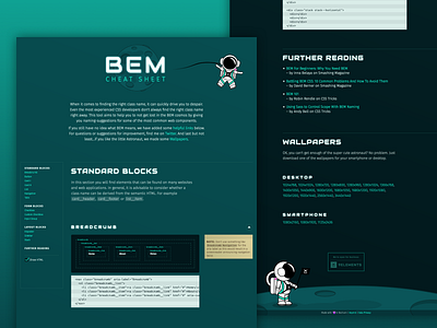 Website Design for BEM Cheat Sheet