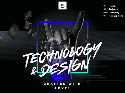 Technology & Design – Crafted with Love! animation css launch webdesign website design