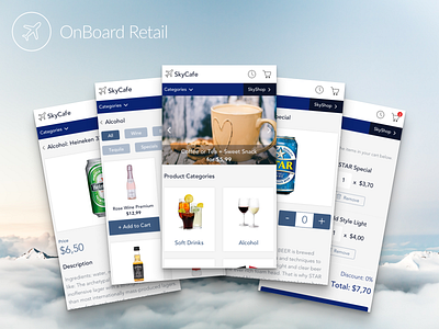 SkyCafe - OnBoard Retail App Solution