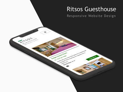 Ritsos Guesthouse hotel hotel booking mobile mobile app responsive design responsive layout responsive website ui design