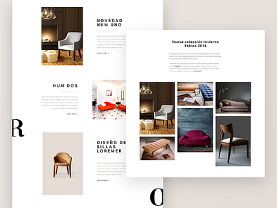 Interior and Furniture Design Studio UI