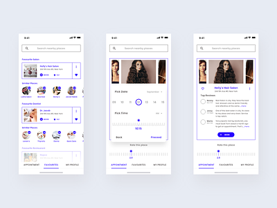 Screen no. 2 for appointment booking app appointment booking assam design india mumbai ui ui design user interface utility app ui