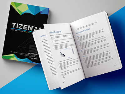 Tizen 2.0 Book book book art branding design editorial design