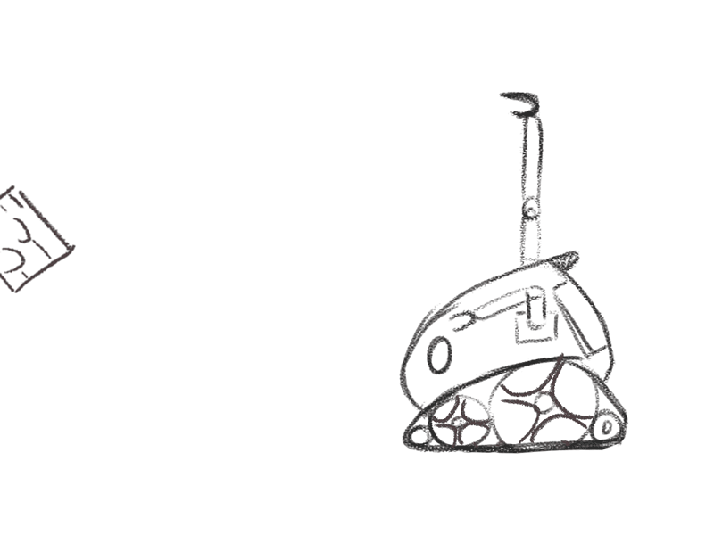 Little Robot animation bittersweet black and white design gif illustration robot sketch small