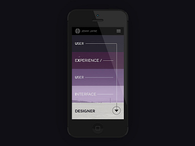 Portfolio Concept app concept mobile portfolio web