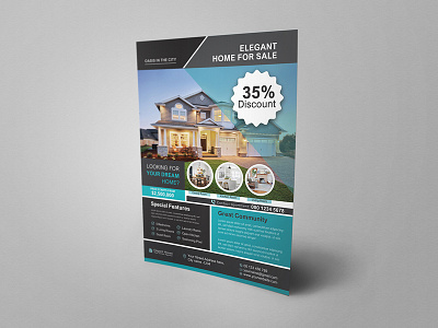 Dream home flyer template