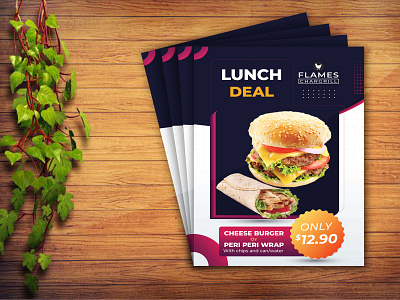 Restaurant Flyer Template branding business card business logo company business card design flyer flyer design graphic design illustration logo logo design poster restaurant flyer template ui vector