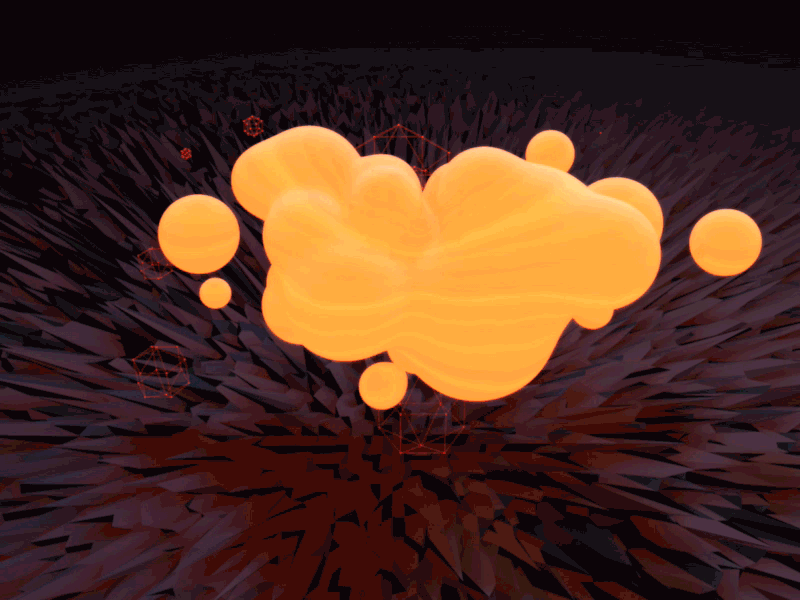 Lava Orbs 3d cinema4d lava metaball orbs spheres