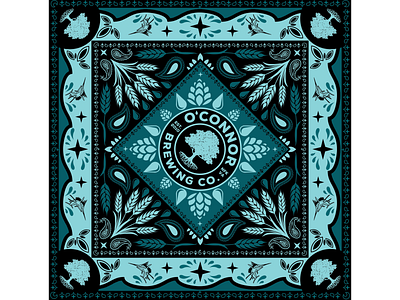 O'Connor Brewing custom Bandana bandana beer craft brewery