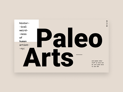 History of Paleolithic Arts: A Lightning Talk @ thoughtbot