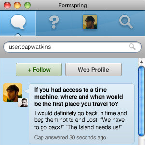 Formspring Desktop desktop formspring