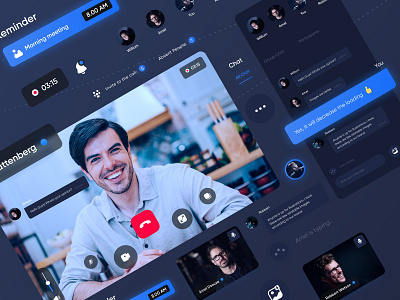 Online Video Calling Website UI UX Design by Taqwah on Dribbble