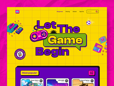 Gaming Landing Page