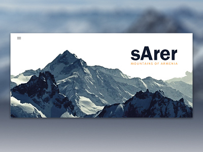 Sarer design graphic landing web website