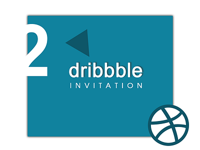 2 dribbble Invites 2 designers dribbble graphic illustrations intives invitation invites uiux web