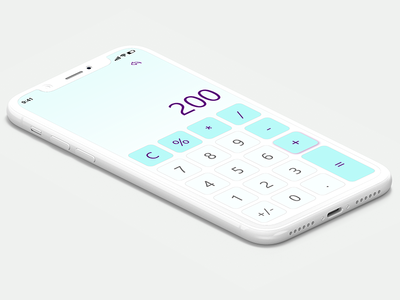 Calculator adobe adobexd calculator daily daily ui dailyui design graphic ui uiux xd