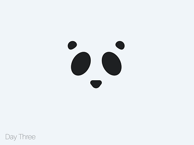 Panda Logo - Daily Logo Challenge Day Three dailylogochallange logo panda