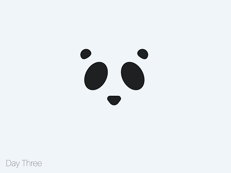 Panda Logo - Daily Logo Challenge Day Three by Greg Garnhart on Dribbble