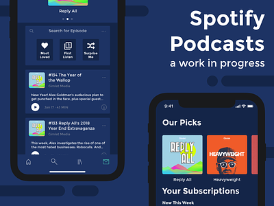 Spotify Podcasts: a work in progress