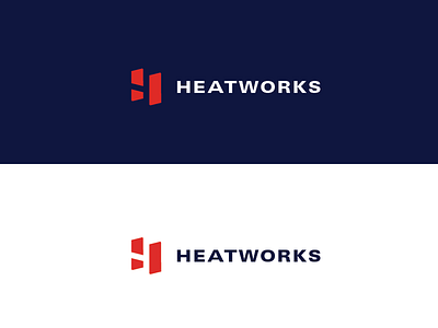 Heatworks Final Logo branding connected home h logo monogram water