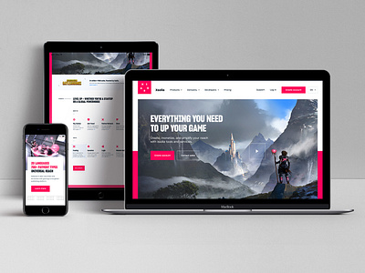 The New Xsolla.com launched! art direction brand refresh gaming illustration product design responsive sketch web ui kit