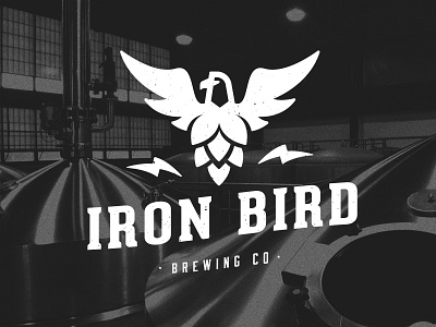 Iron Bird Brewery Concept 2 beer bird brewery eagle hops iron lightning