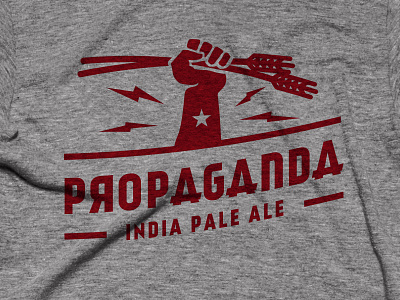 Propaganda IPA beer fist grain hops india pale ale ipa iron bird logo propaganda t shirts