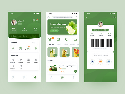 Fruit app-two design natural ps