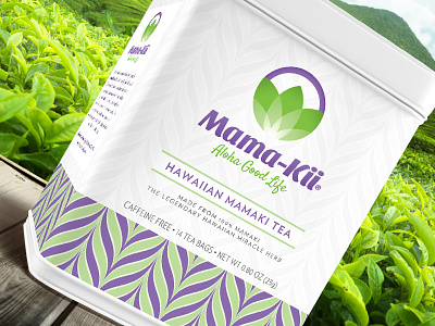 Mama-Kii beverage branding grajon hawaii logo mama-kii mamaki packaging tea