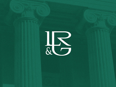 LR&G Monogram branding firm g grajon l law legal logo monogram r