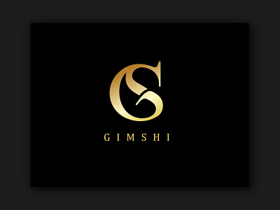 Gimshi brand identity branding elegant fashion brand fashion logo gradients graphic design illustration logo logo design minimalistic vector