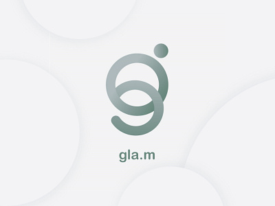 glam logo brand identity branding design gradients graphic design illustration logo logo design ui ux