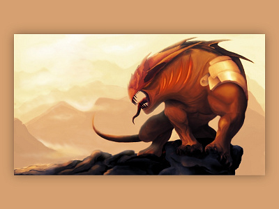 "The Beast" Concept Art art concept concept art digital drawing drawing fantasy illustration photoshop