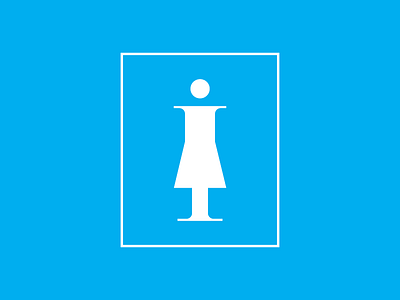 The Typo Signage Project baskerville female graphic design pictograms serif signage type face typography user interaction washrooms wayfinding woman