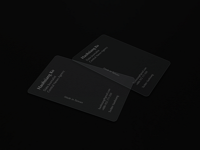 Haohsiang Ko Business Cards brand design brand identity branding business cards graphic design