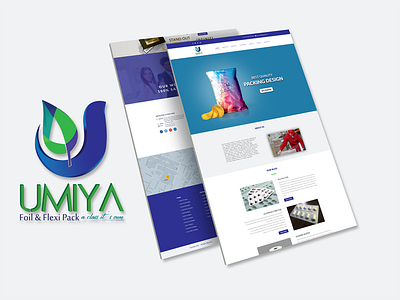 Umiya Home Page landing screen web