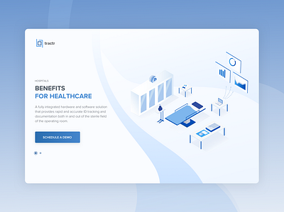 Hospital Room Illustration design health healthcare hospital illustration isometric ui