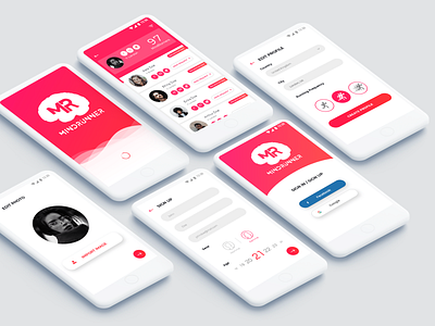 MindRunner App Concept adobe xd concept design graphism photoshop uidesign uxdesign