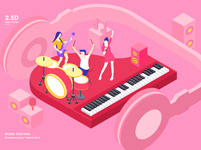 Music festival ui 插图