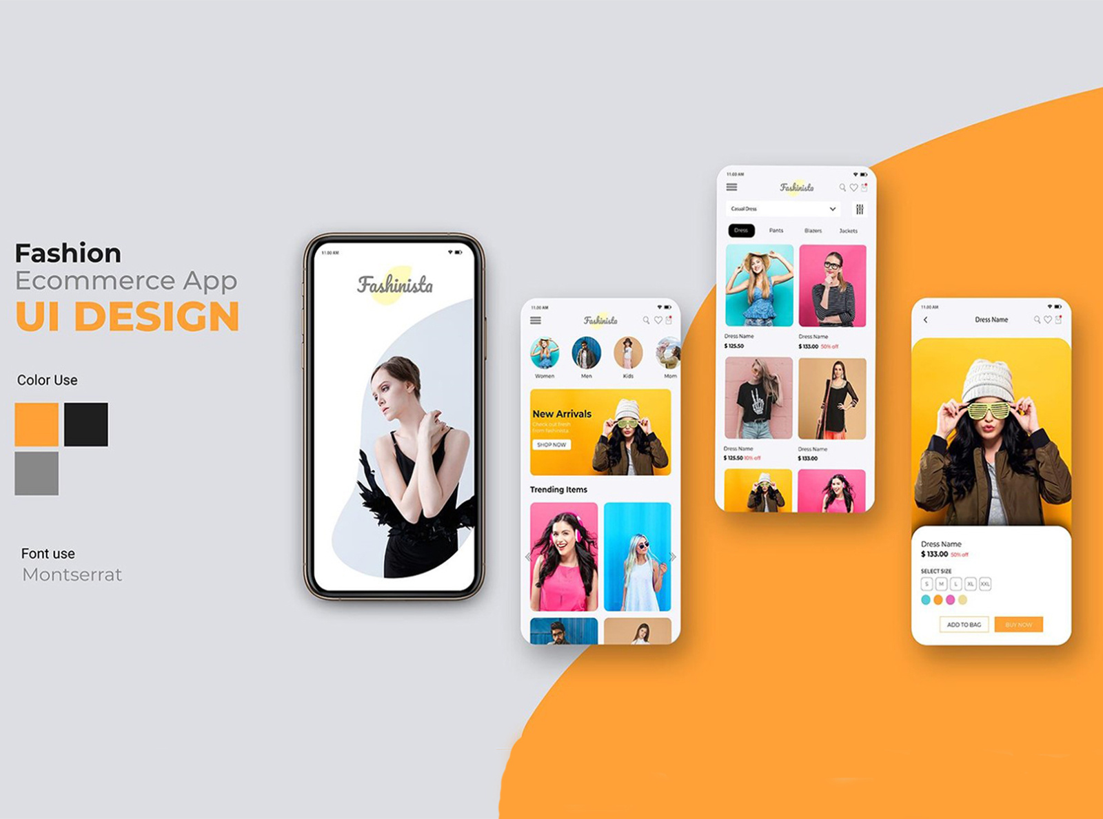 Fashion e-commerce Mobile app UI/UX Design by MD Jubaer Riyad on Dribbble