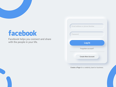 New Facebook Login Page