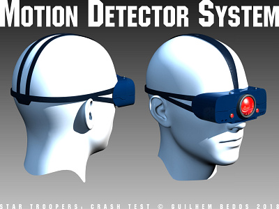 MoDS (Motion Detector System) 2.0 3d 3dsmax board game boardgame cardgame combat concept art device digital 3d future futuristic game game art military plastic sciencefiction scifi