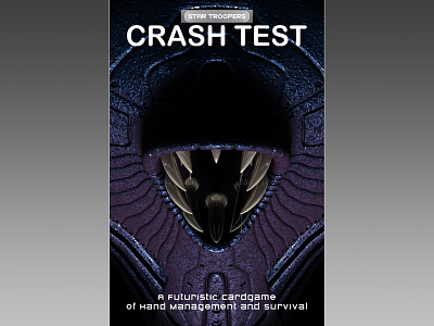 Star Troopers: Crash Test - Cover 3d alien box cover card game cardgame cover art creature design digital 3d future futuristic game game art graphic design graphicdesign illustration monster sciencefiction scifi