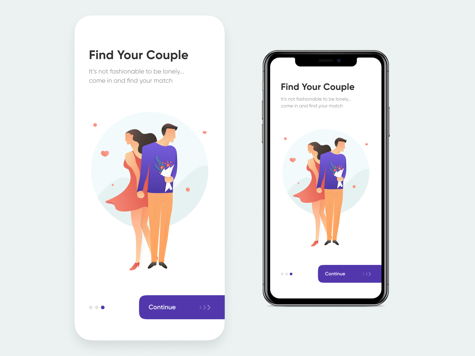 Dating app by Vadim Marchenko on Dribbble