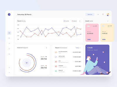 Finance Interface Dashboard